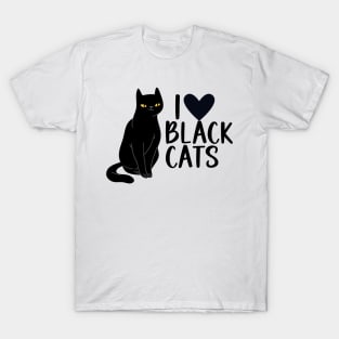 Black Cat Shirt, Cat Lover Shirt, Cat Lover Gift T-Shirt